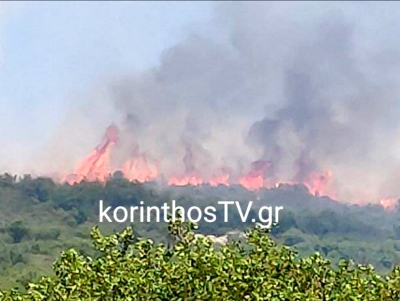 &Phi;&omega;&tau;&iota;ά &sigma;&epsilon; &Kappa;&omicron;&rho;&iota;&nu;&theta;ί&alpha;: &Pi;&nu;έ&omicron;&upsilon;&nu; &iota;&sigma;&chi;&upsilon;&rho;&omicron;ί ά&nu;&epsilon;&mu;&omicron;&iota;, &sigma;&upsilon;&mu;&beta;ά&lambda;&omicron;&upsilon;&nu; &epsilon;&nu;&alpha;έ&rho;&iota;&alpha; &mu;έ&sigma;&alpha; - &Pi;&upsilon;&rho;&kappa;&alpha;&gamma;&iota;ά &kappa;&alpha;&iota; &sigma;&tau;&omicron;&nu; Ά&rho;&alpha;&xi;&omicron; (video)