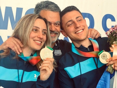 «Χρυσά» τα αδέλφια Κορακάκη στο Παγκόσμιο Κύπελλο (εικόνες)