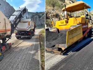 Αποκατάσταση ζημιών στον δρόμο Άργους-Ήρας-Προσύμνης από την κακοκαιρία «Ζορμπάς» (εικόνες)
