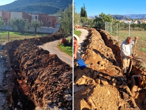 ΔΕΥΑ Ναυπλίου: Αντικατάσταση προβληματικού δικτύου ύδρευσης και στην Άρια (εικόνα)