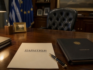 &Omicron;&iota; &lambda;ό&gamma;&omicron;&iota; &pi;&omicron;&upsilon; &laquo;&phi;&alpha;&gamma;ώ&theta;&eta;&kappa;&epsilon;&raquo; &omicron; &Mu;&alpha;&kappa;ά&rho;&iota;&omicron;&sigmaf; &kappa;&alpha;&iota; &omicron;&iota; &epsilon;&pi;&iota;&sigma;&eta;&mu;ά&nu;&sigma;&epsilon;&iota;&sigmaf; &tau;&omicron;&upsilon; &laquo;&Pi;&raquo; (&beta;ί&nu;&tau;&epsilon;&omicron;, &epsilon;&iota;&kappa;ό&nu;&epsilon;&sigmaf;)