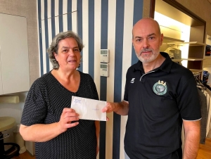 Διομήδης Άργους: Δόθηκαν τα χρήματα στον σύλλογο καρκινοπαθών στη μνήμη της Λένας Πετράκης (εικόνα)