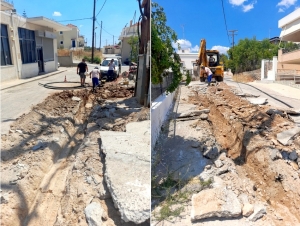 Κρανίδι: Αλλαγή αγωγού ύδρευσης στα Λαινάδικα (εικόνες)