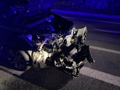 Πώς ο δήμαρχος Σπάρτης βγήκε αλώβητος από το σοβαρό τροχαίο – Αγριογούρουνο έπεσε πάνω στο αυτοκίνητό του (εικόνες)