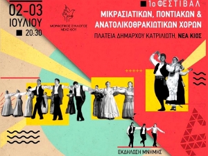 Η Νέα Κίος τιμάει με φεστιβάλ χορών Μικρά Ασία, Πόντο και Θράκη (εικόνες)